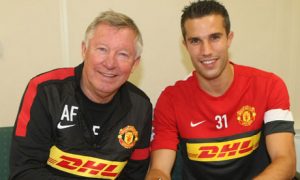 Robin van Persie Alex Ferguson Robin van Persie Alex Ferguson