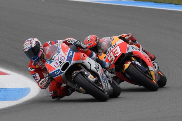 andrea dovizioso tt assen 2017 dovizioso-marquez