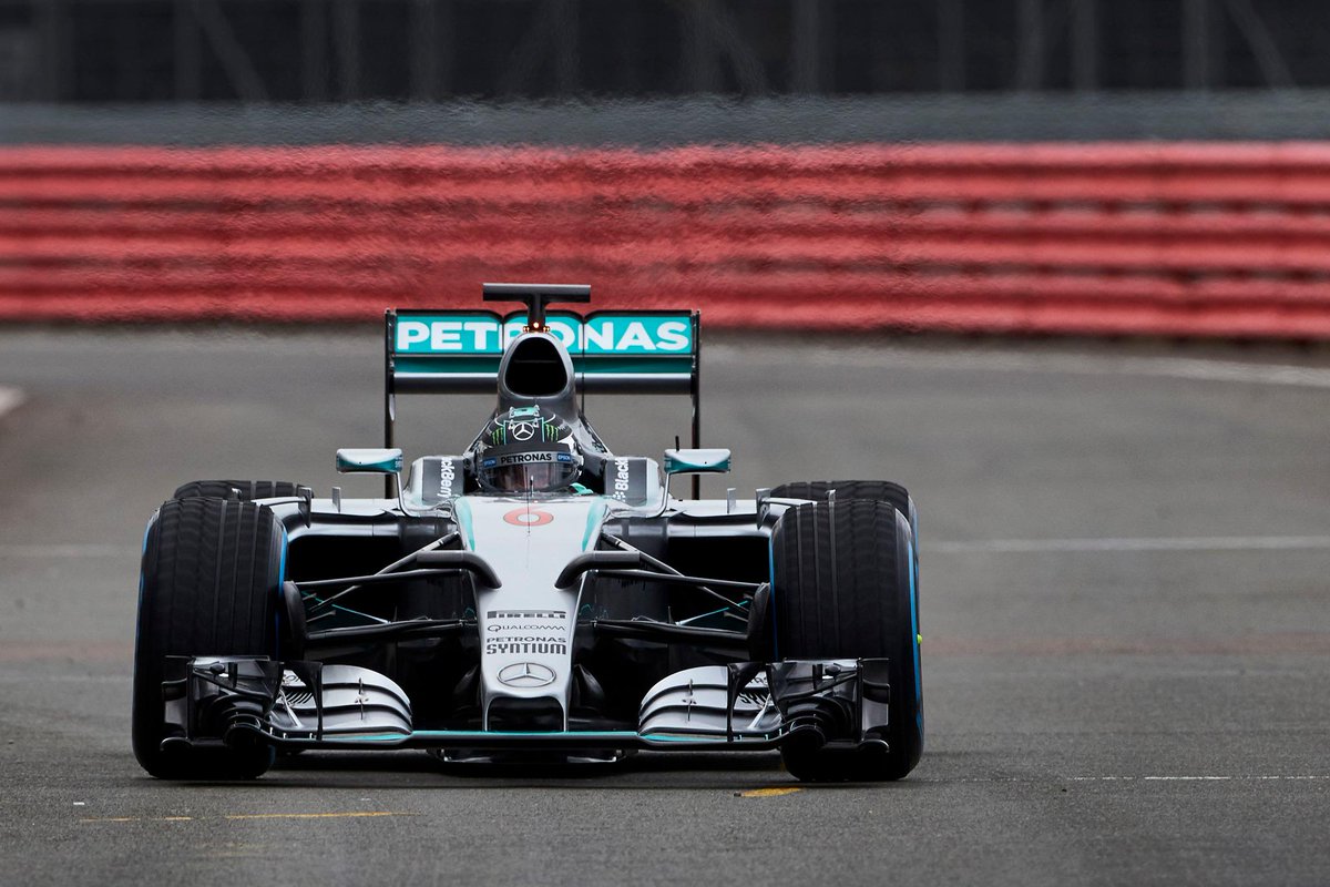 Formula One: Mercedes reveal first pictures of W06 at Silverstone shakedown, RTR Sports