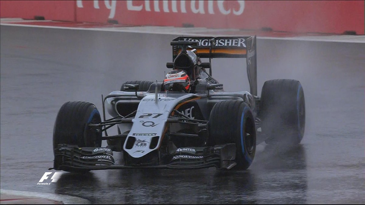 Formula One: Hulkenberg and Massa fastest on Friday in Sochi after showers and spillages, RTR Sports