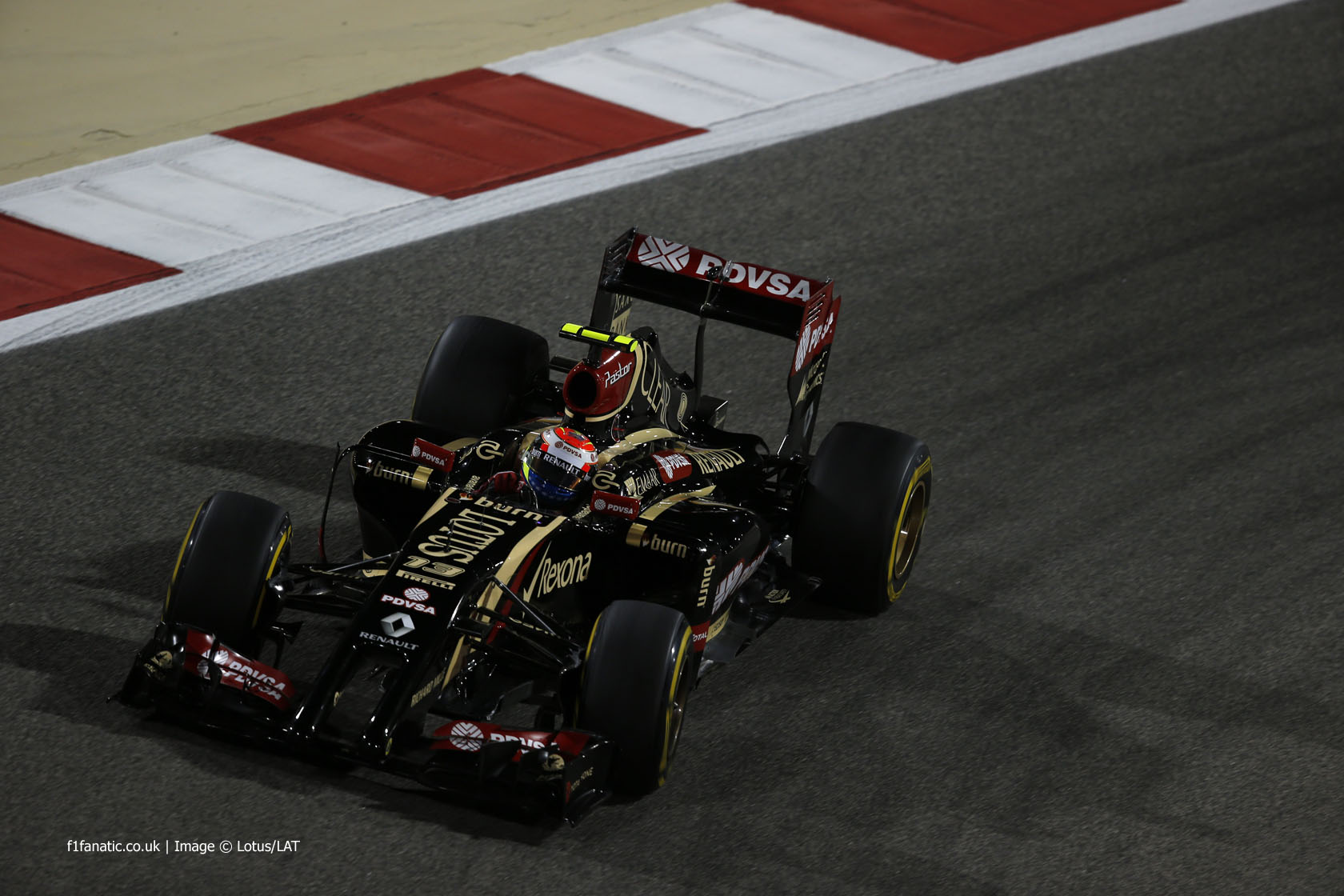 Pastor Maldonado, Lotus, Bahrain International Circuit, 2014