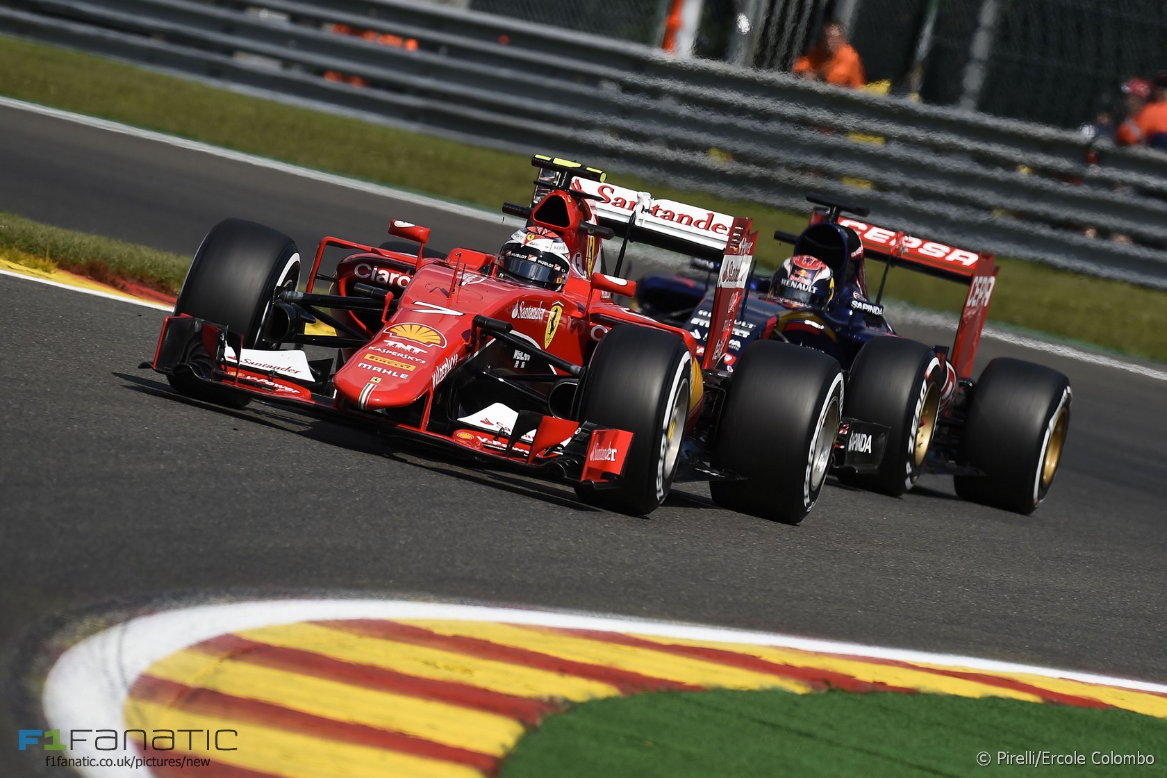 Sebastian Vettel, Ferrari, Spa-Francorchamps, 2015