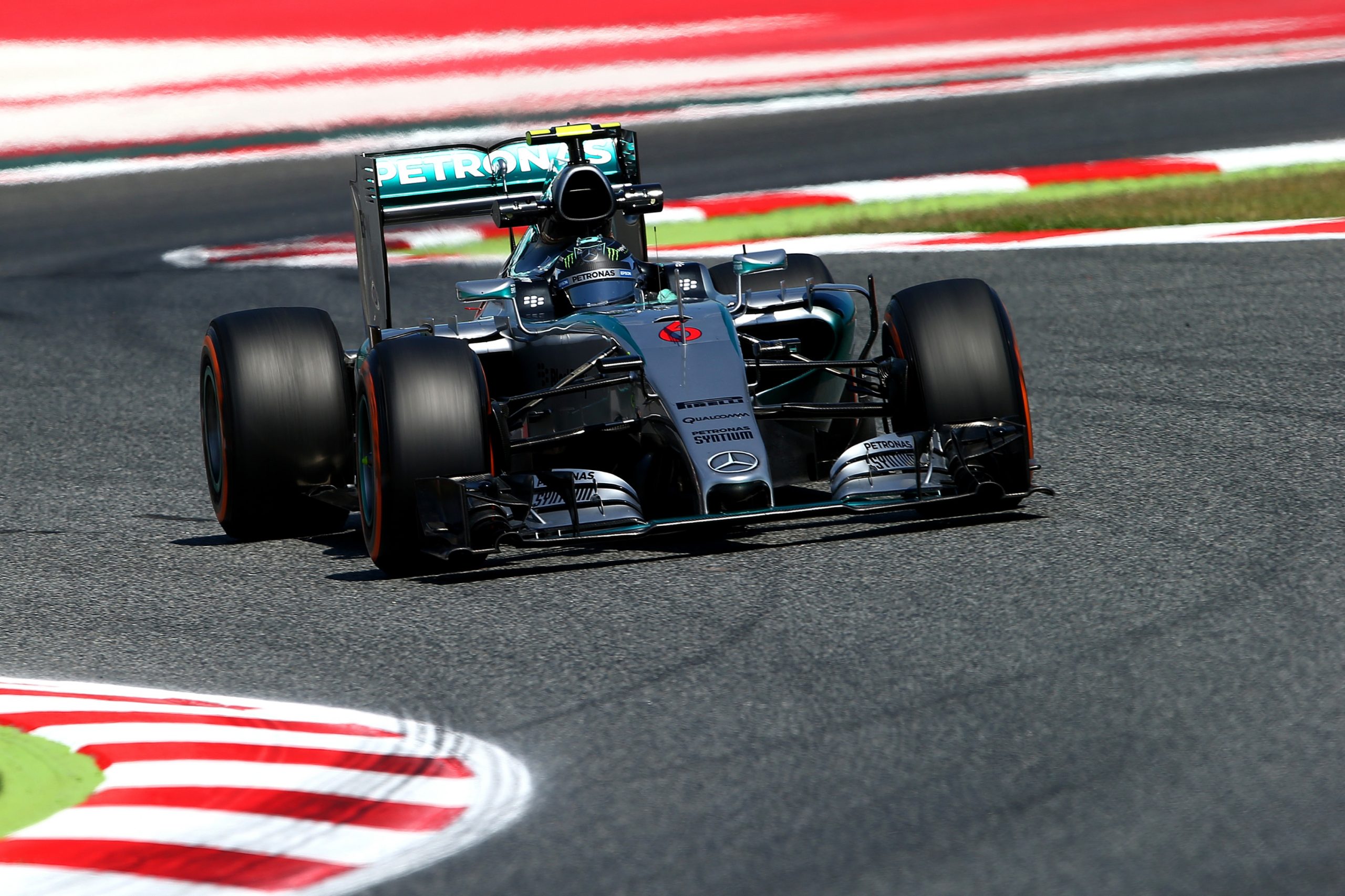Formula One: Rosberg tops time-sheets and lap count in first mid-season test, RTR Sports