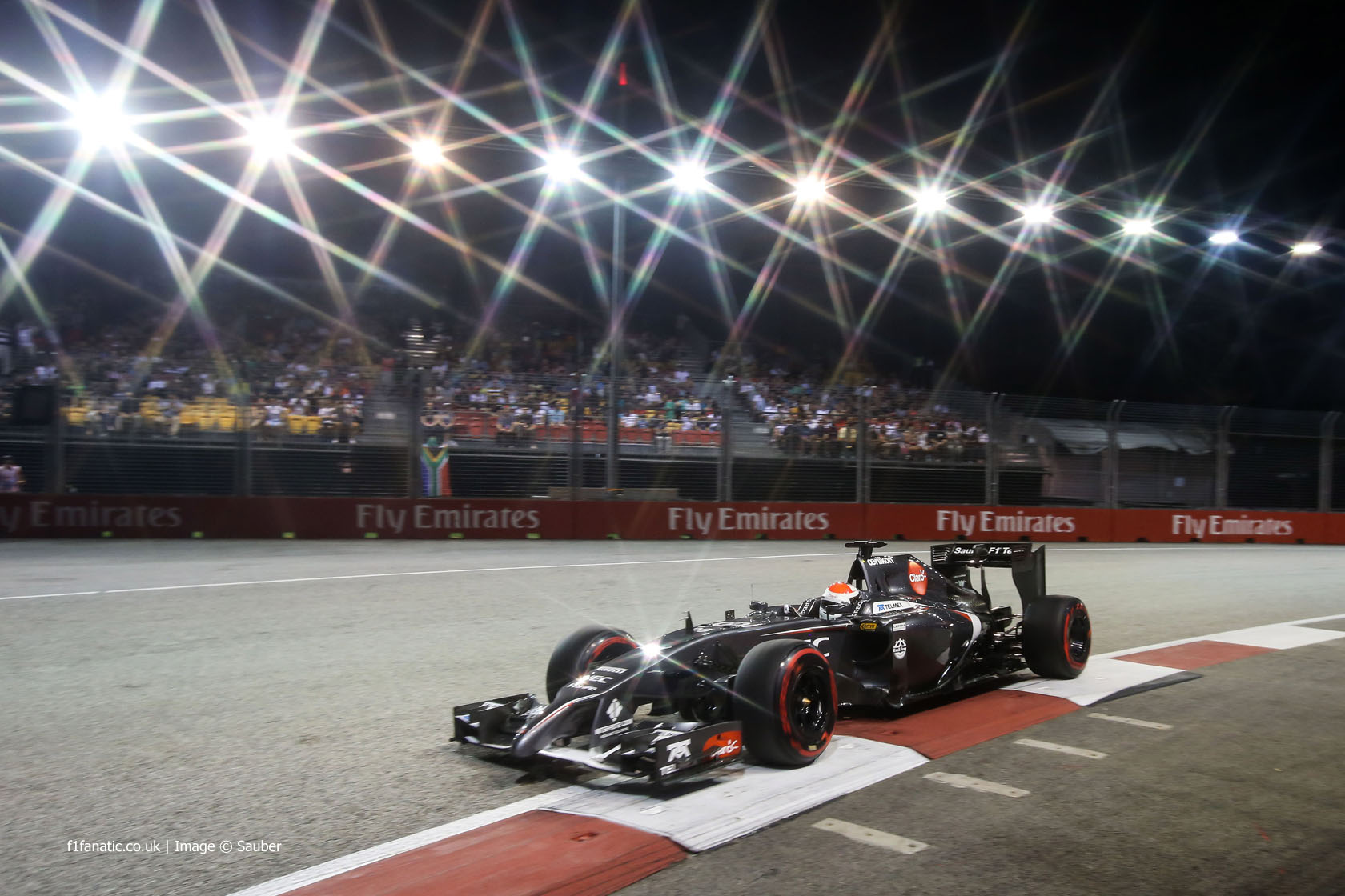 Adrian Sutil, Sauber, Singapore, 2014